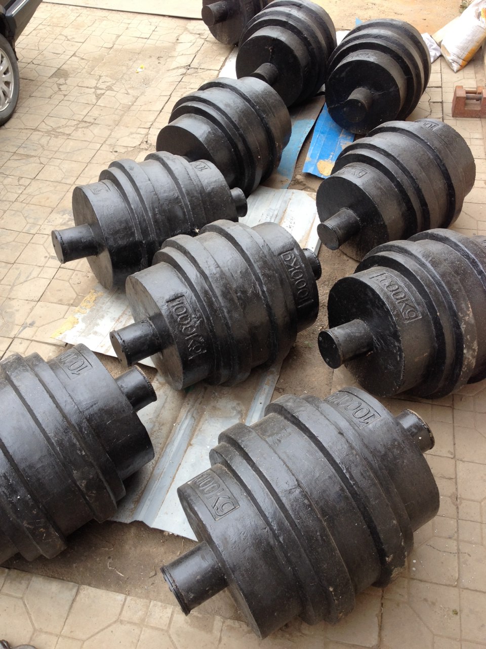 鑄鐵砝碼圓滾型1000kg